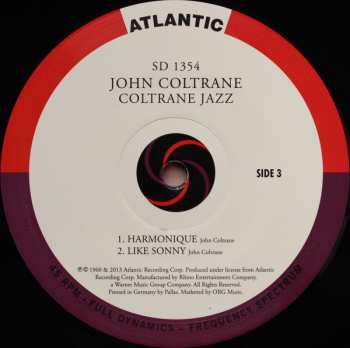 2LP John Coltrane: Coltrane Jazz LTD 128024