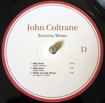 2LP John Coltrane: Essential Works: 1952 - 1962 LTD 466661