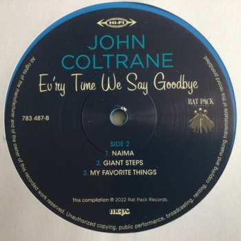 LP/CD John Coltrane: Ev’ry Time We Say Goodbye LTD | CLR 423750