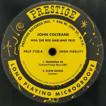 LP John Coltrane: John Coltrane With The Red Garland Trio LTD | NUM 539688