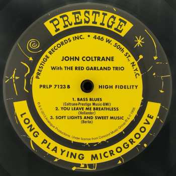 LP John Coltrane: John Coltrane With The Red Garland Trio LTD | NUM 539688
