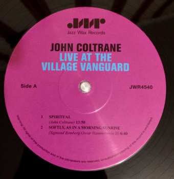 LP John Coltrane: "Live" At The Village Vanguard LTD 151584