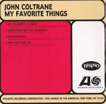 CD John Coltrane: My Favorite Things DIGI 333930