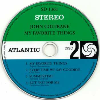 2CD John Coltrane: My Favorite Things DLX 392622