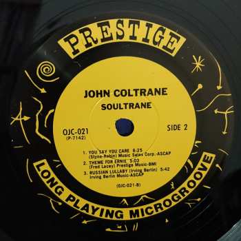 LP John Coltrane: Soultrane 439098