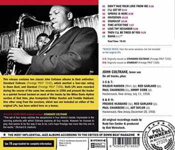 CD John Coltrane: Standard Coltrane + Stardust 332669