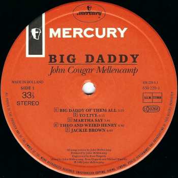 LP John Cougar Mellencamp: Big Daddy 155929