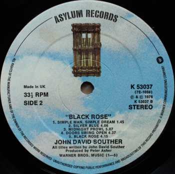 LP John David Souther: Black Rose 157466