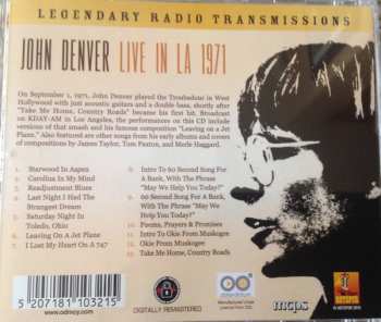 CD John Denver: Live In LA 1971 492016