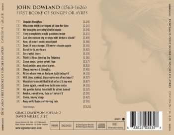 CD John Dowland: First Booke Of Songes Or Ayres 292514