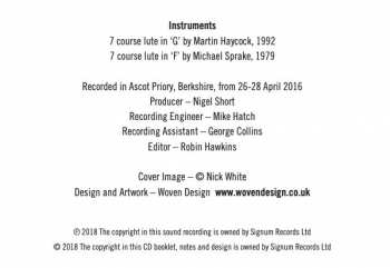 CD John Dowland: First Booke Of Songes Or Ayres 292514