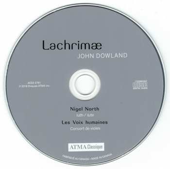 CD John Dowland: Lachrimæ 319323