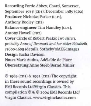 2CD John Dowland: Lute Songs 47925