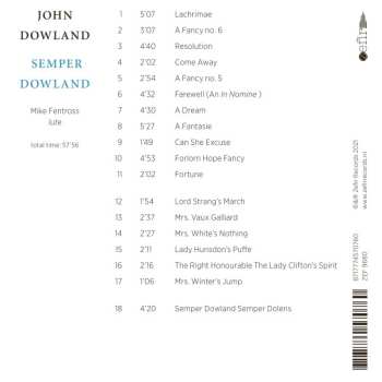 CD John Dowland:  Semper Dowland   479741