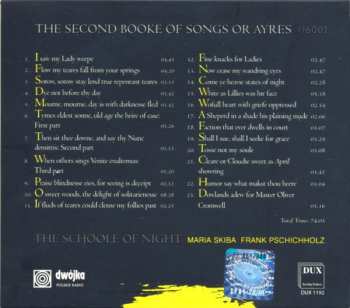 CD John Dowland: The Second Booke Of Songs Or Ayres (1600) 303249