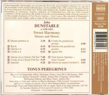 CD John Dunstable: Sweet Harmony Masses And Motets 304627