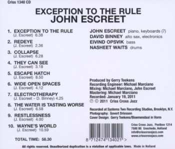 CD John Escreet: Exception To The Rule 476664