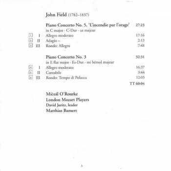 CD John Field: Piano Concertos Vol 3: No. 3 In E Flat Major / No. 5 In C Major 'L'Incendie Par L'Orage' 320403