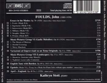 CD John Foulds: Piano Music 452098