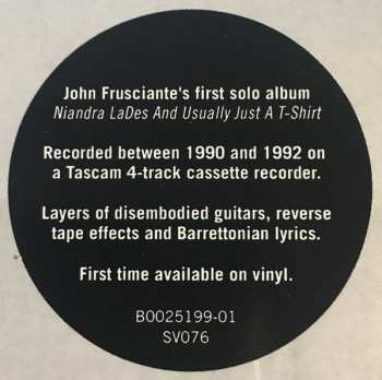 2LP John Frusciante: Niandra LaDes And Usually Just A T-Shirt 80519