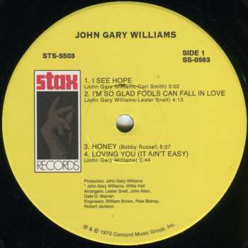 LP John Gary Williams: John Gary Williams 46535