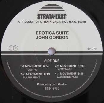 LP John Gordon: Erotica Suite LTD 76914
