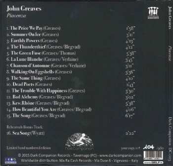 CD John Greaves: Piacenza LTD | NUM 116246
