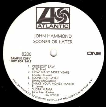 LP John Paul Hammond: Sooner Or Later 437154