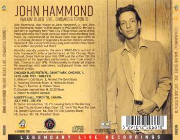 CD John Paul Hammond: Walkin' Blues Live... Chicago & Toronto 513550