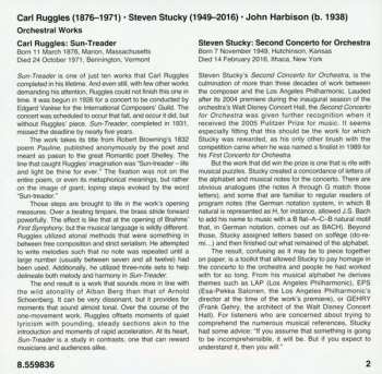 CD John Harbison: Orchestral Works 538799