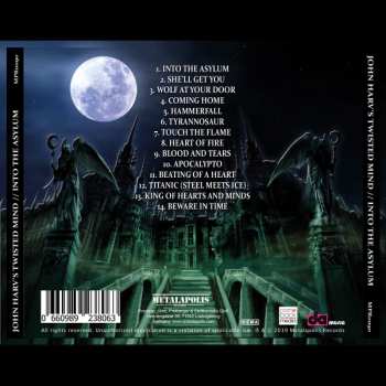 CD John Harv's Twisted Mind: Into The Asylum 176237