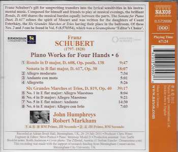 CD John Humphreys: Piano Works For Four Hands - 6 Rondo in D - Sonata In B Flat - Six Grandes Marches Et Trios 322859