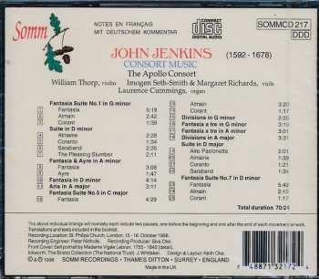 CD John Jenkins: Consort Music 457546