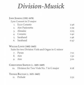 CD John Jenkins: Division-Musick Musicke & Mirth 119266