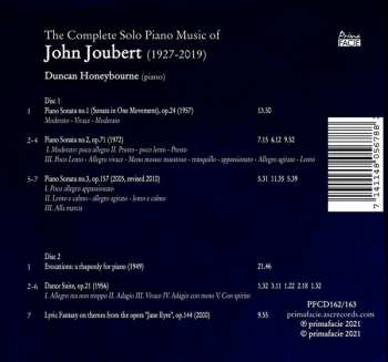 2CD John Joubert: The Complete Solo Piano Music Of John Joubert (1927-2019) 95764
