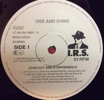 LP Steppenwolf: Rise And Shine