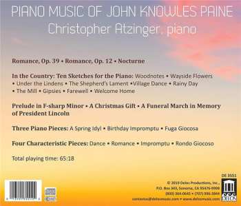 CD John Knowles Paine: Piano Music Of John Knowles Paine 318364