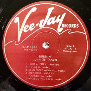 LP John Lee Hooker: Burnin' 521051