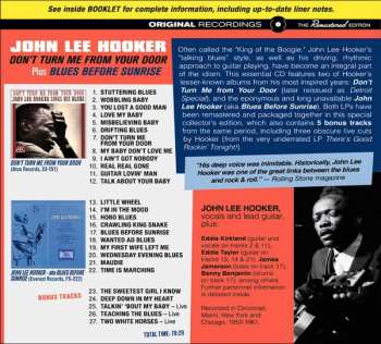 CD John Lee Hooker: Don't Turn Me From Your Door (Plus Blues Before Sunrise) LTD | DIGI 98821