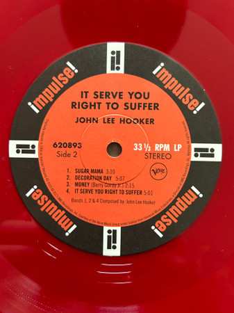 LP John Lee Hooker: It Serve You Right To Suffer CLR | LTD 541080