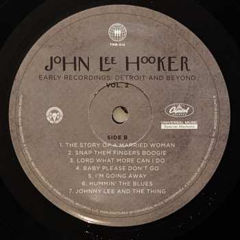 2LP John Lee Hooker: Early Recordings: Detroit And Beyond Vol. 2 398091