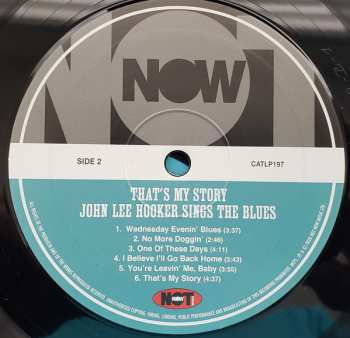 LP John Lee Hooker: That's My Story John Lee Hooker Sings The Blues 179224