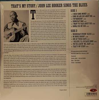 LP John Lee Hooker: That's My Story John Lee Hooker Sings The Blues 179224