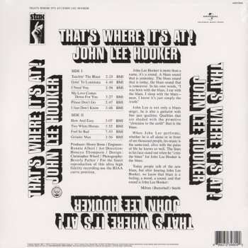 LP John Lee Hooker: That's Where It's At 36059