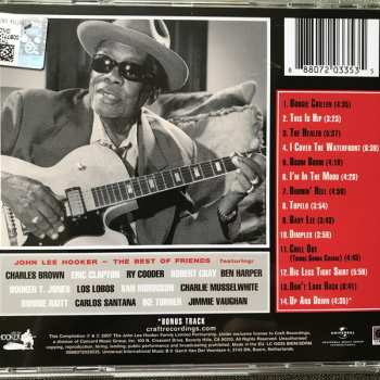 CD John Lee Hooker: The Best Of Friends  4382