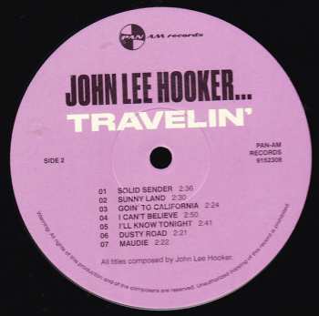 LP John Lee Hooker: Travelin' LTD 145313
