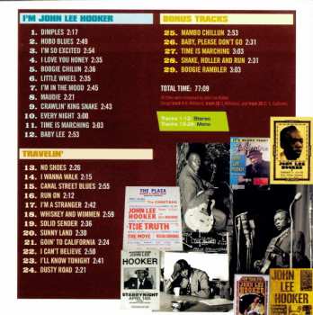 CD John Lee Hooker: I'm John Lee Hooker / Travelin' 95686