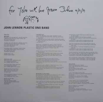 LP John Lennon: John Lennon / Plastic Ono Band 300282