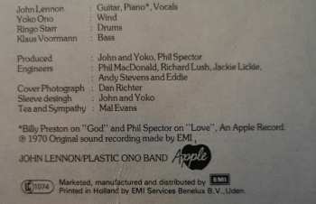 LP John Lennon: John Lennon / Plastic Ono Band 374573
