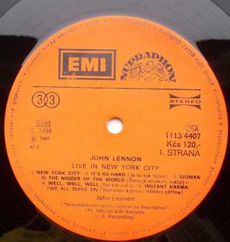 LP John Lennon: Live In New York City 41892